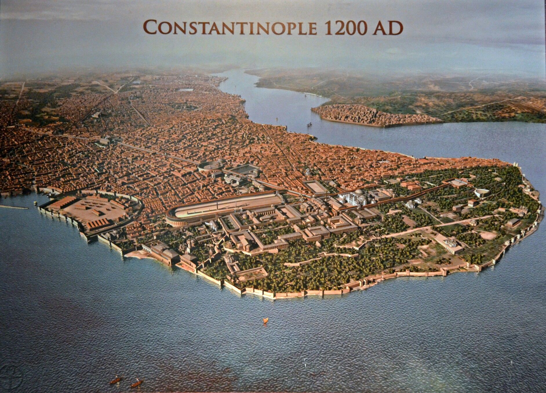 Map Of Constantinople At Its Peak
