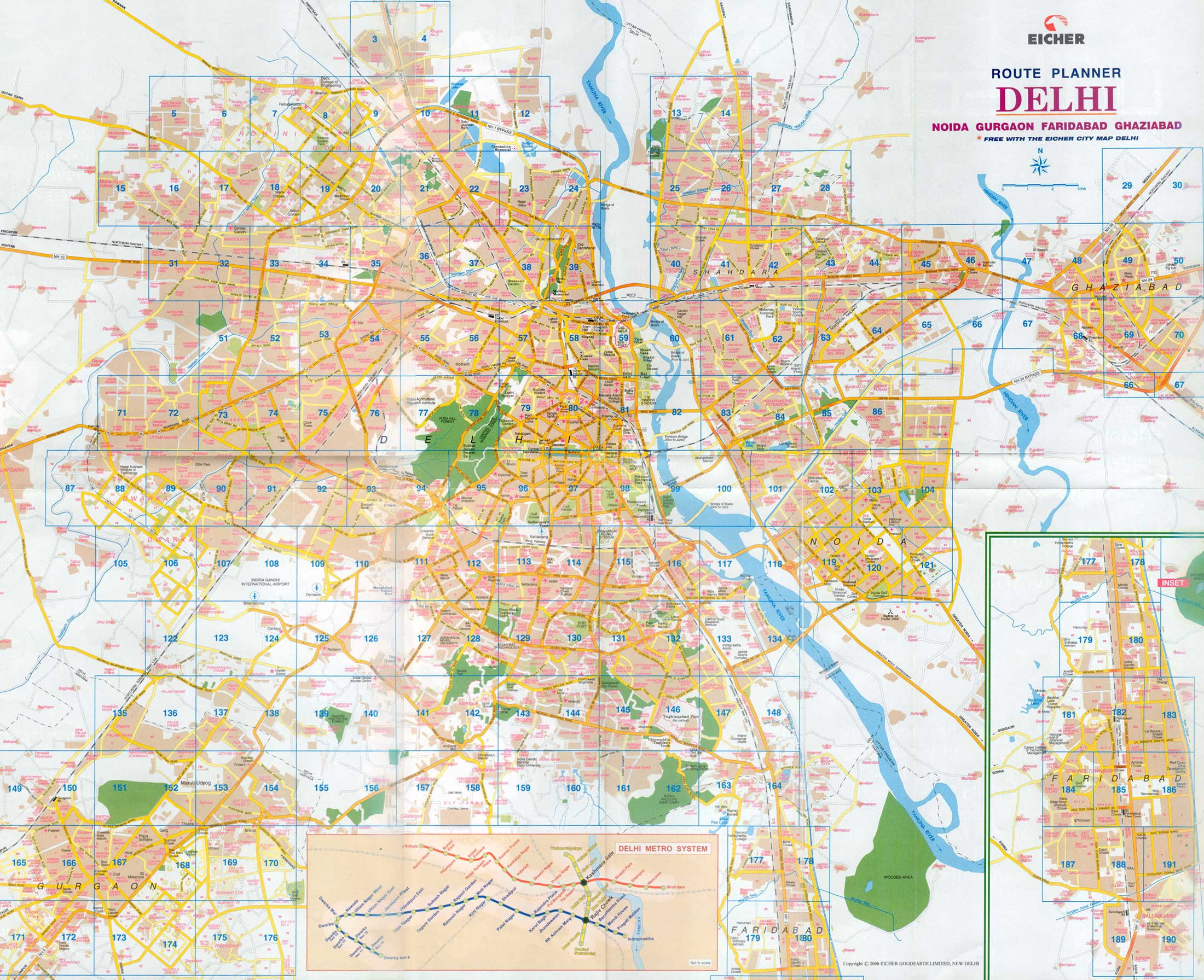 Map Of Delhi