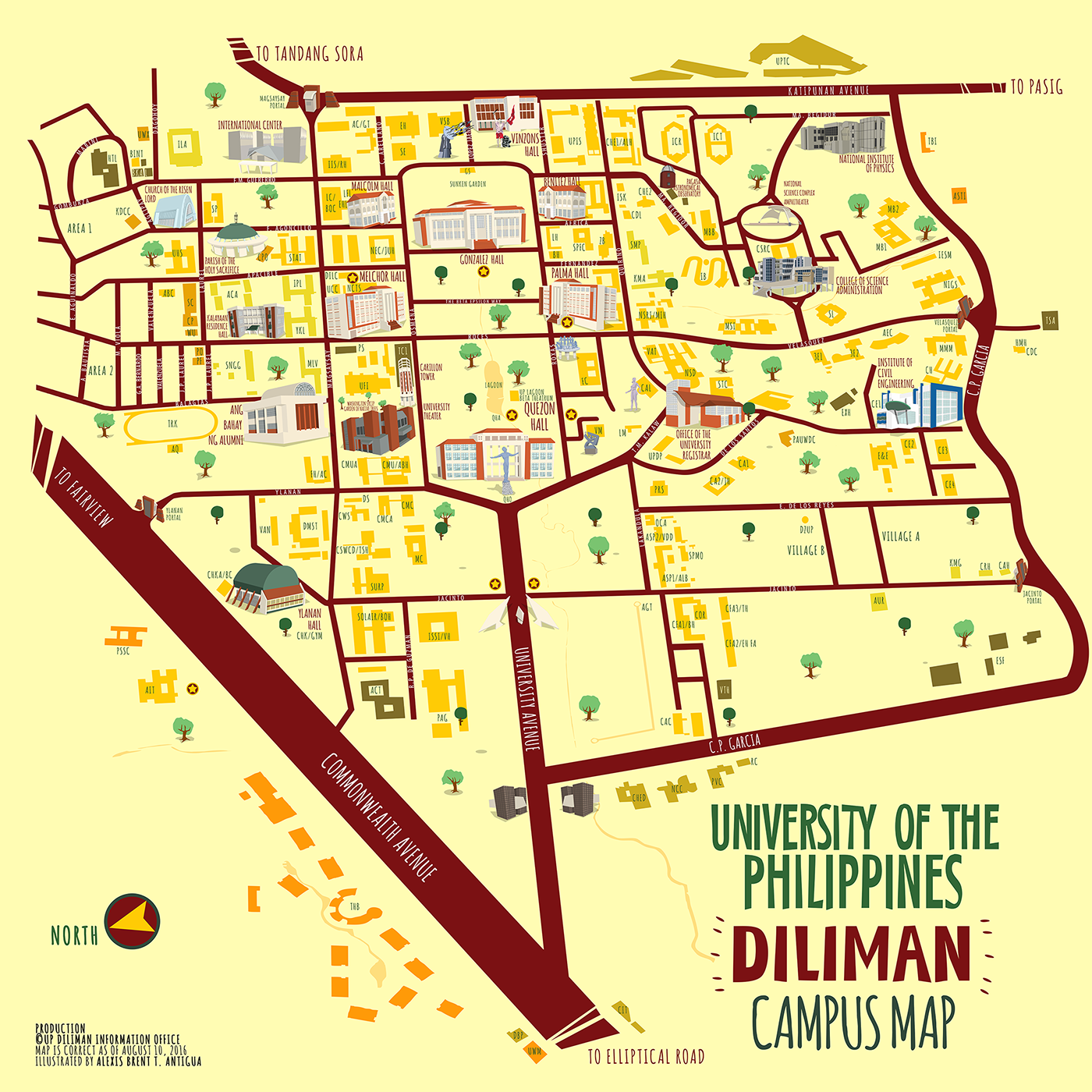Map Of Diliman