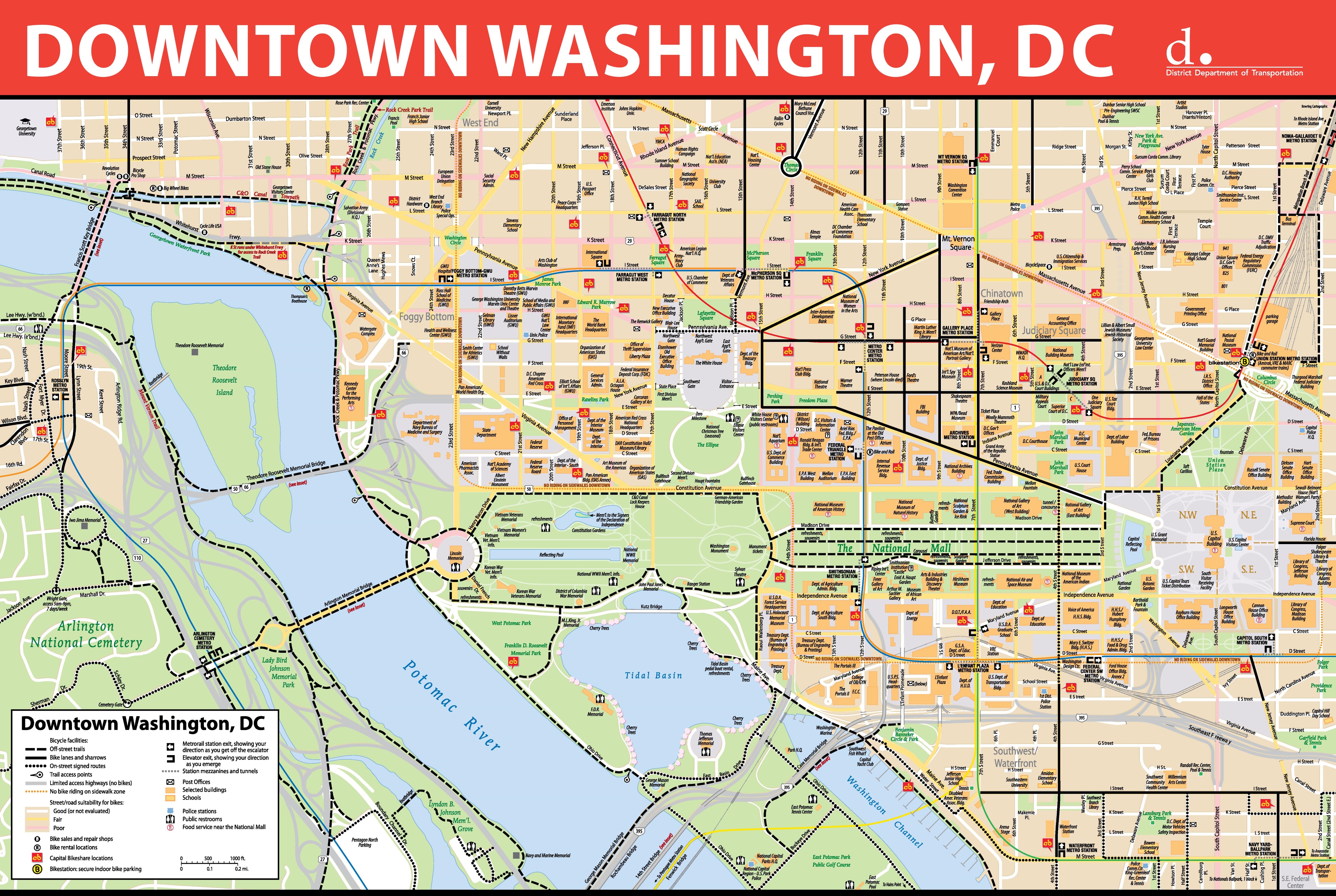 Map Of Downtown Dc
