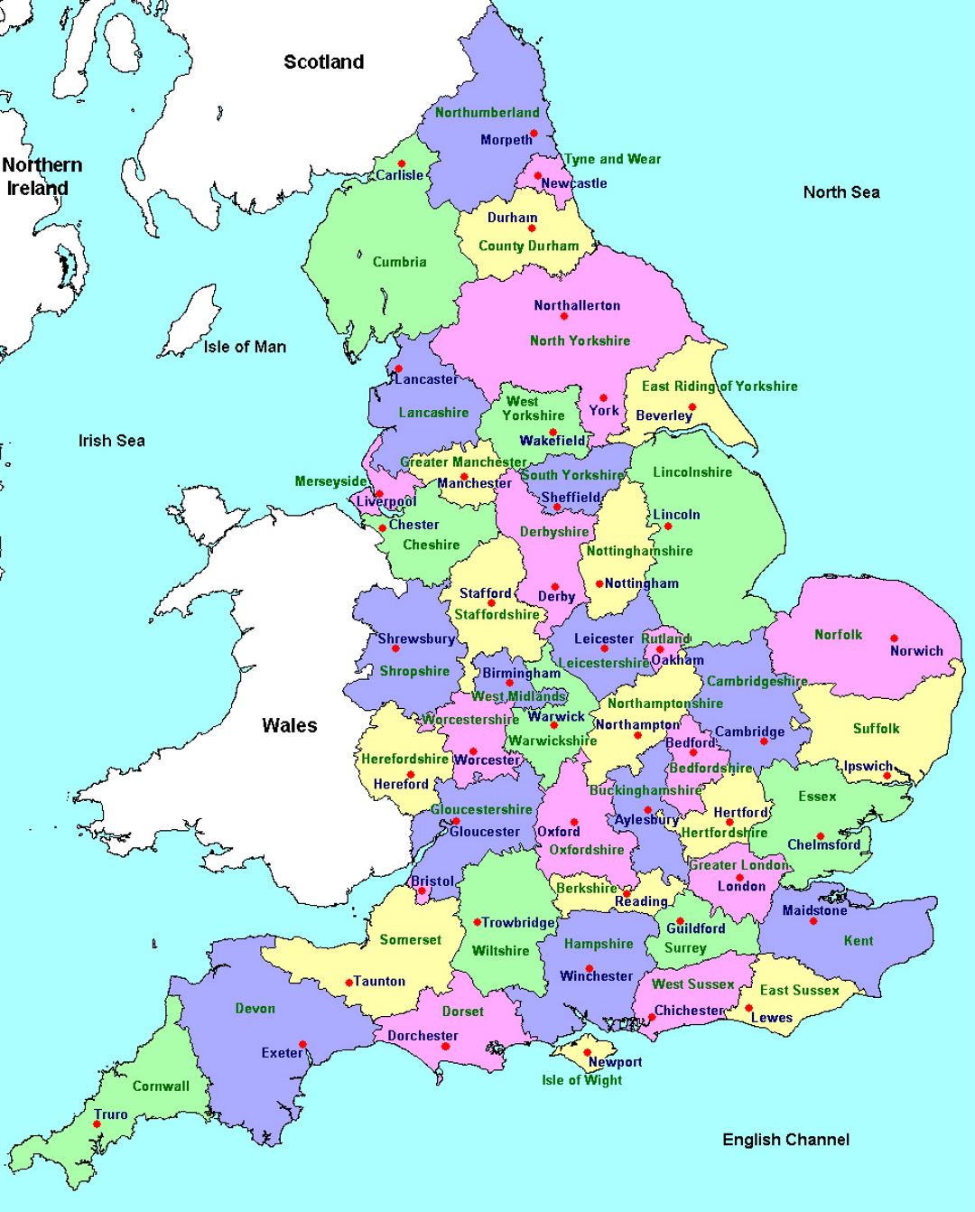 Map Of England