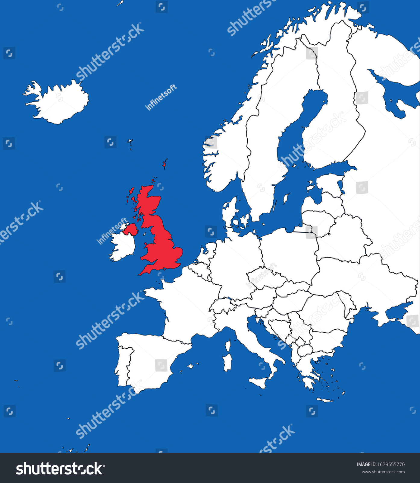 Map Of Europe And Uk