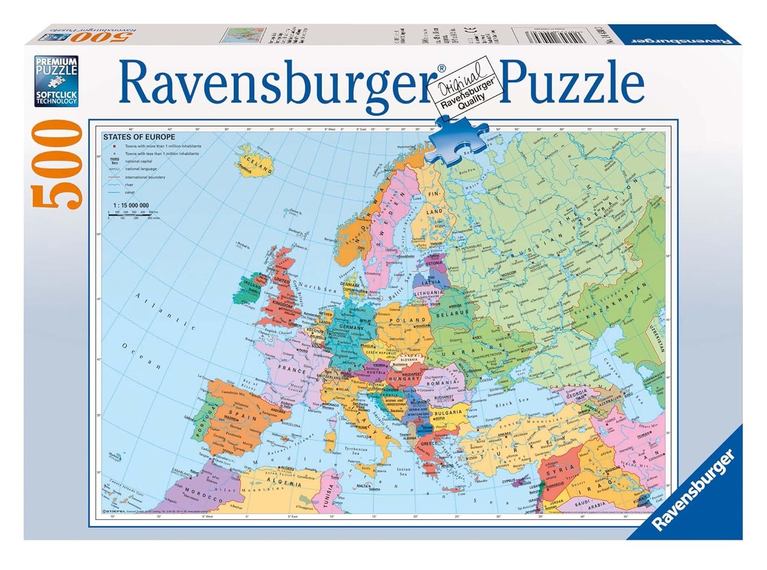 Map Of Europe Jigsaw Puzzle