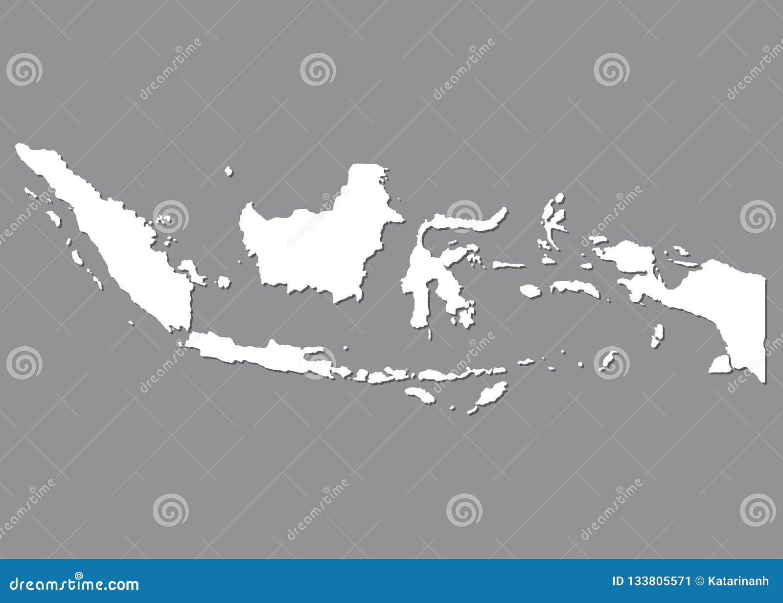 Map Of Indonesia Blank