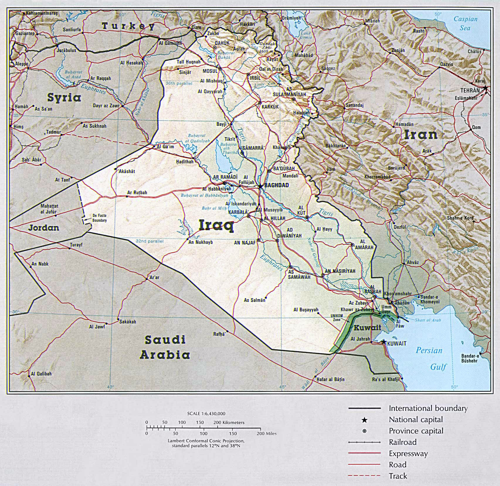 Map Of Iraq