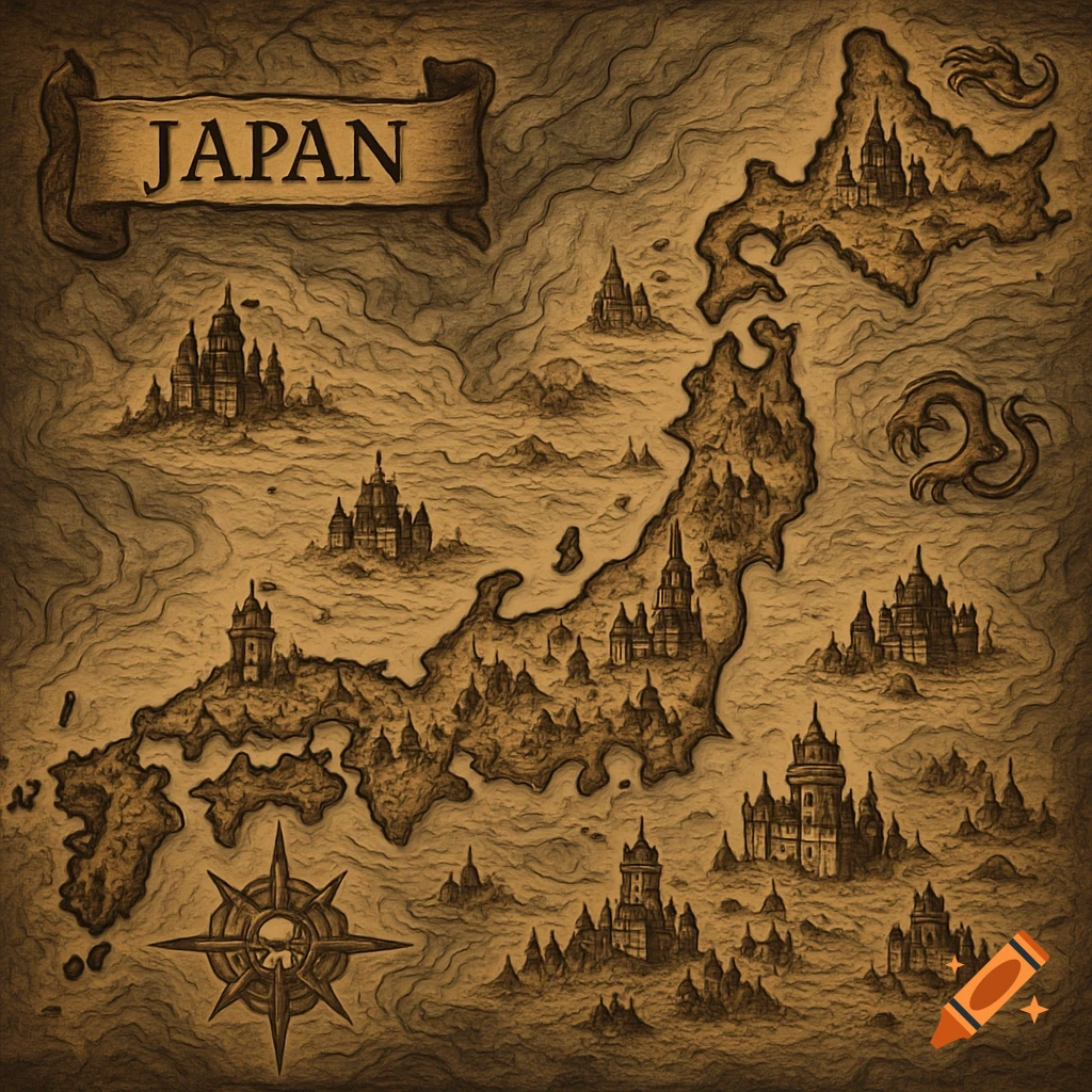 Map Of Japan Castles