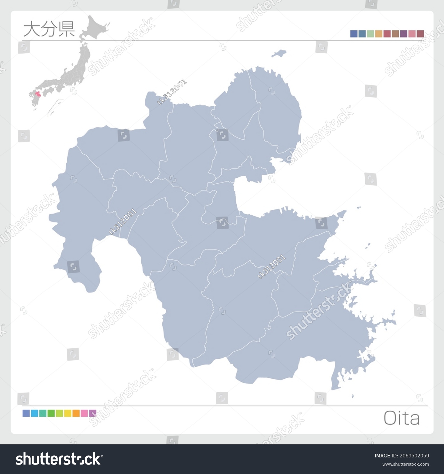 Map Of Japan Oita