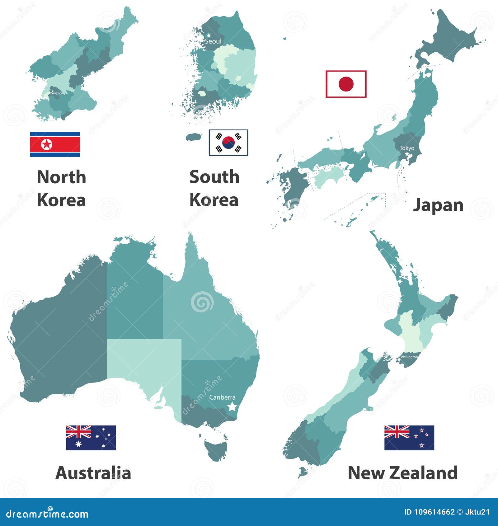 Map Of Japan On Australia