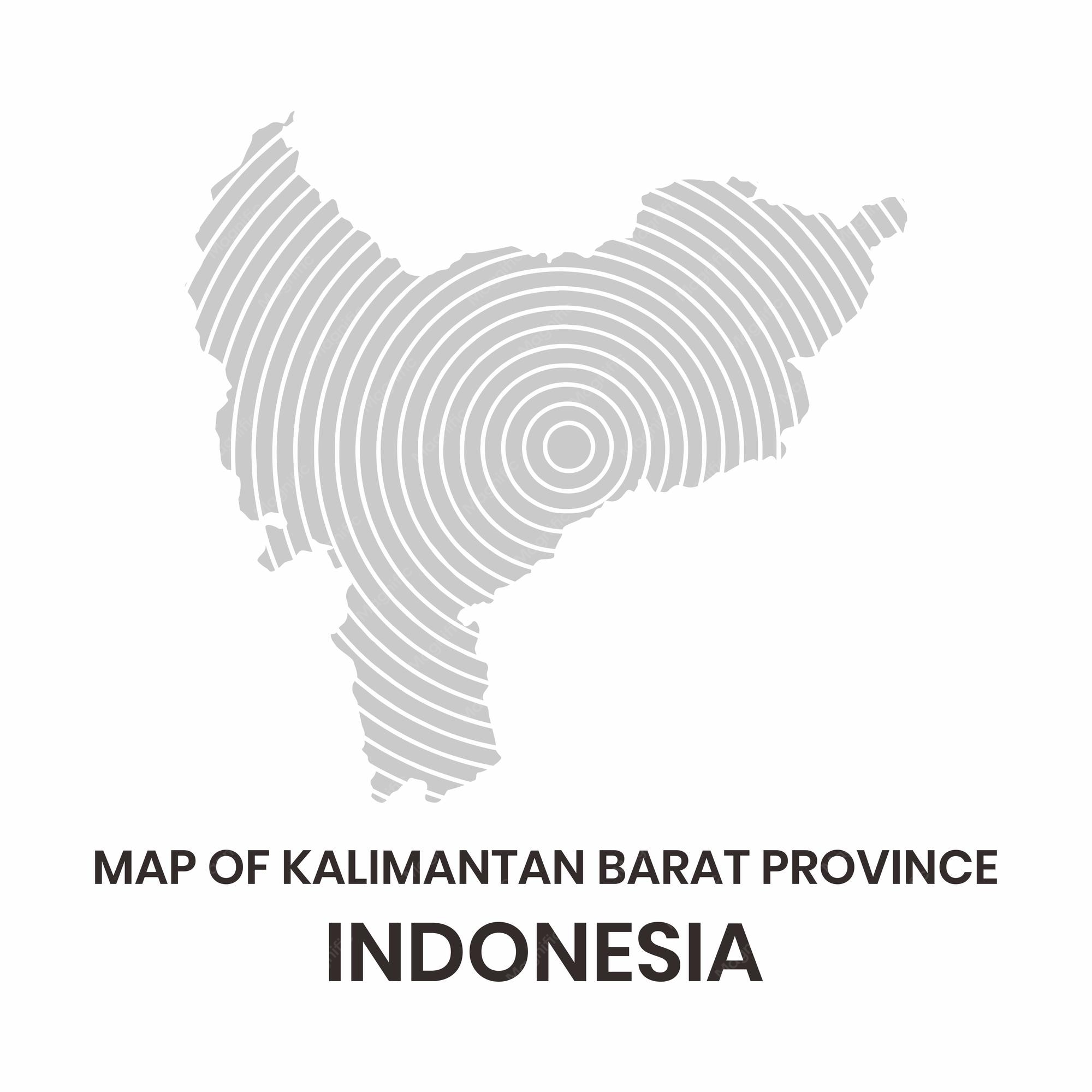 Map Of Kalimantan Barat