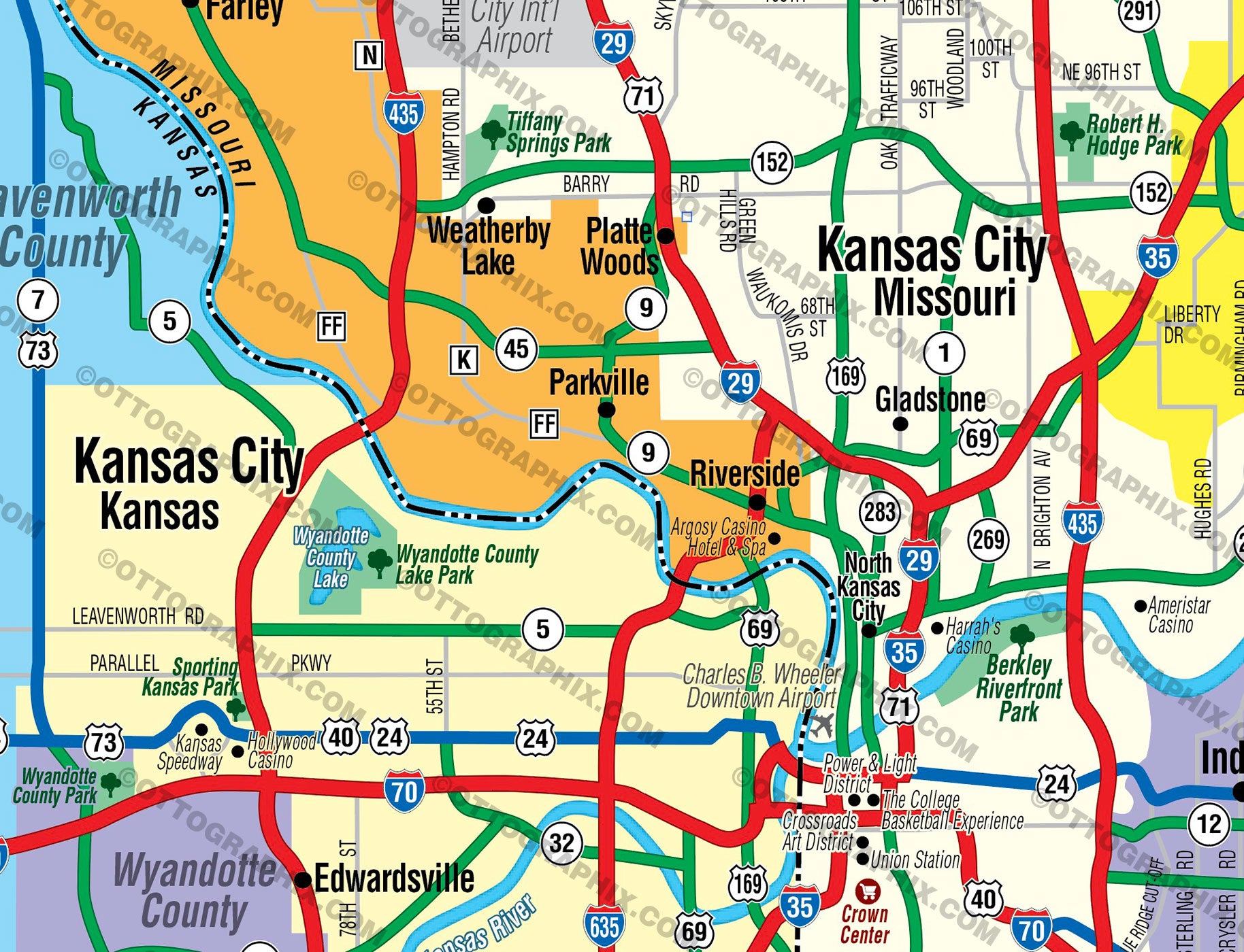 Map Of Kansas City Metropolitan Area