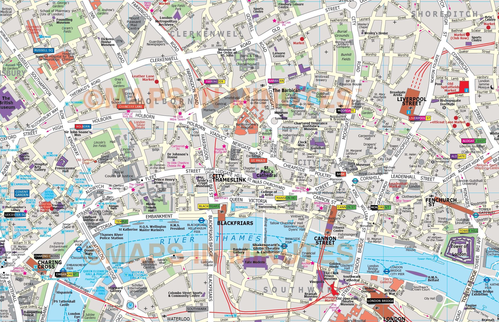 Map Of London