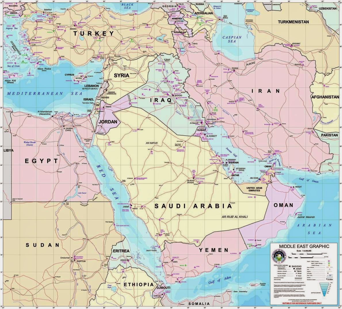 Map Of Middle East Pdf