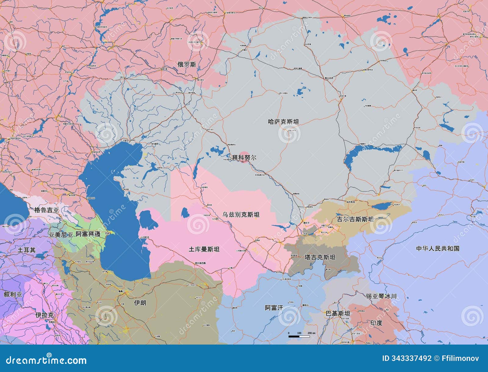 Map Of Middle East To China