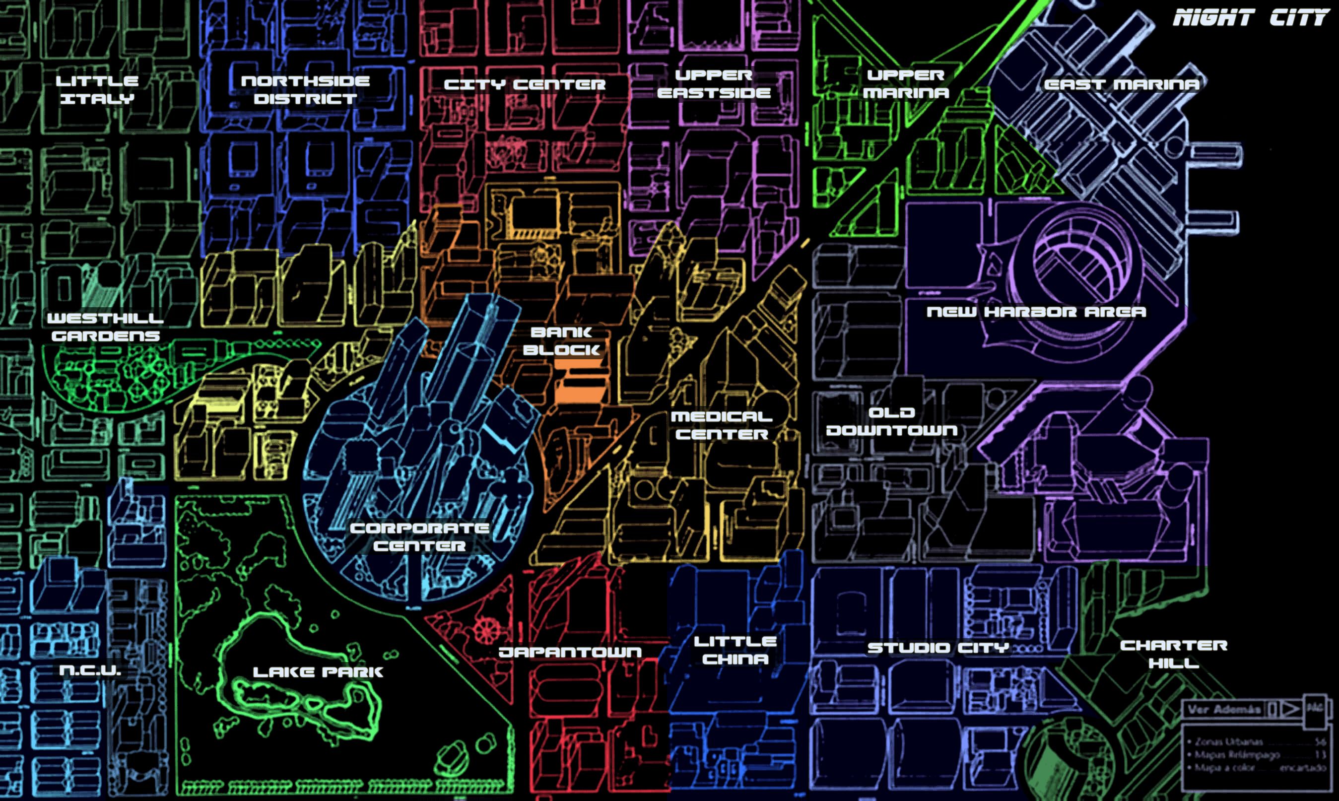 Map Of Night City