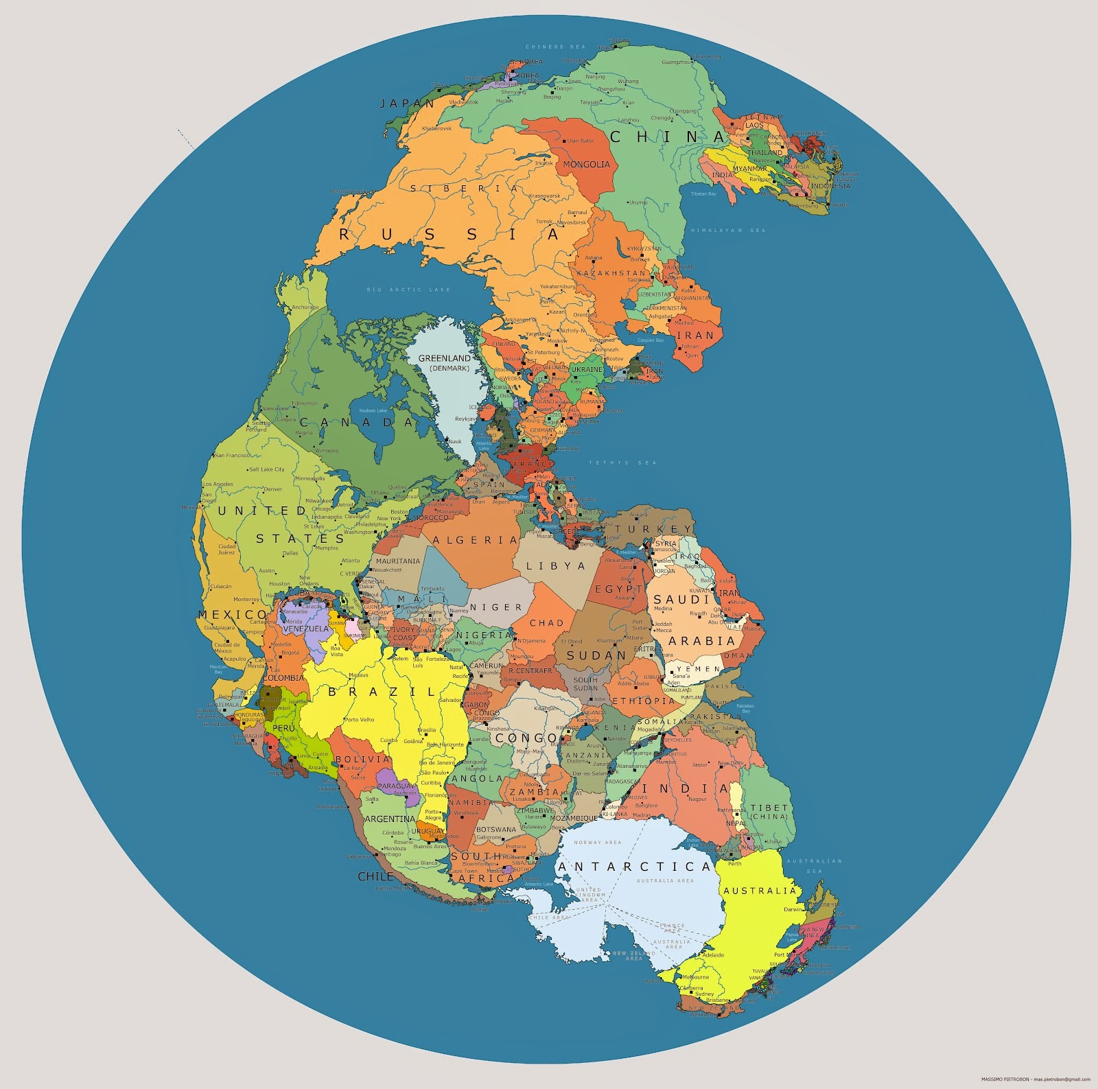 Map Of Pangea