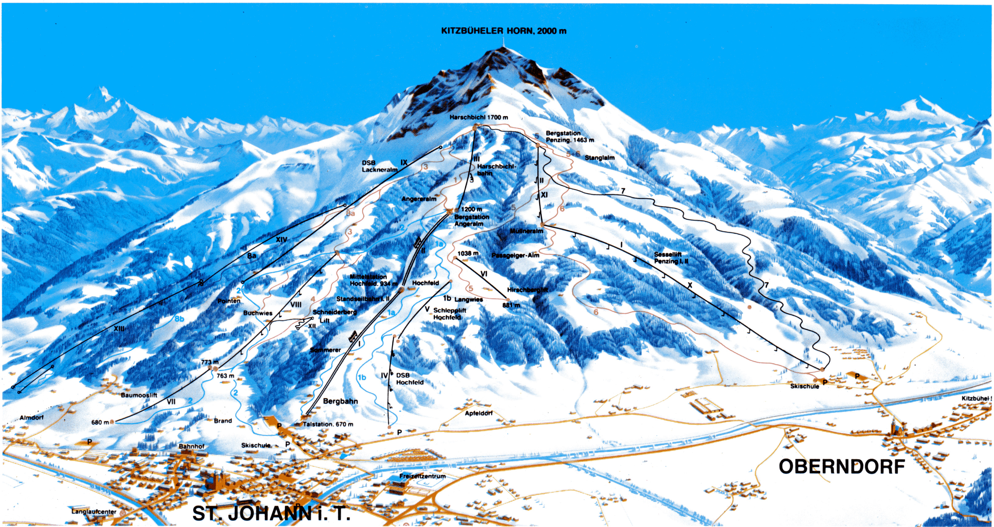 Map Of St Johann Austria