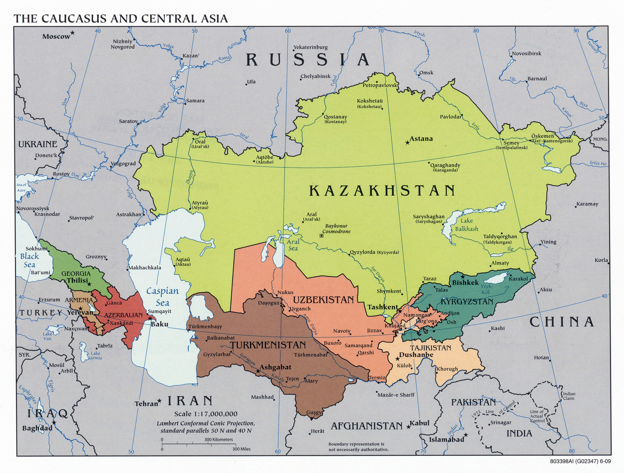 Map Of The Caucasus