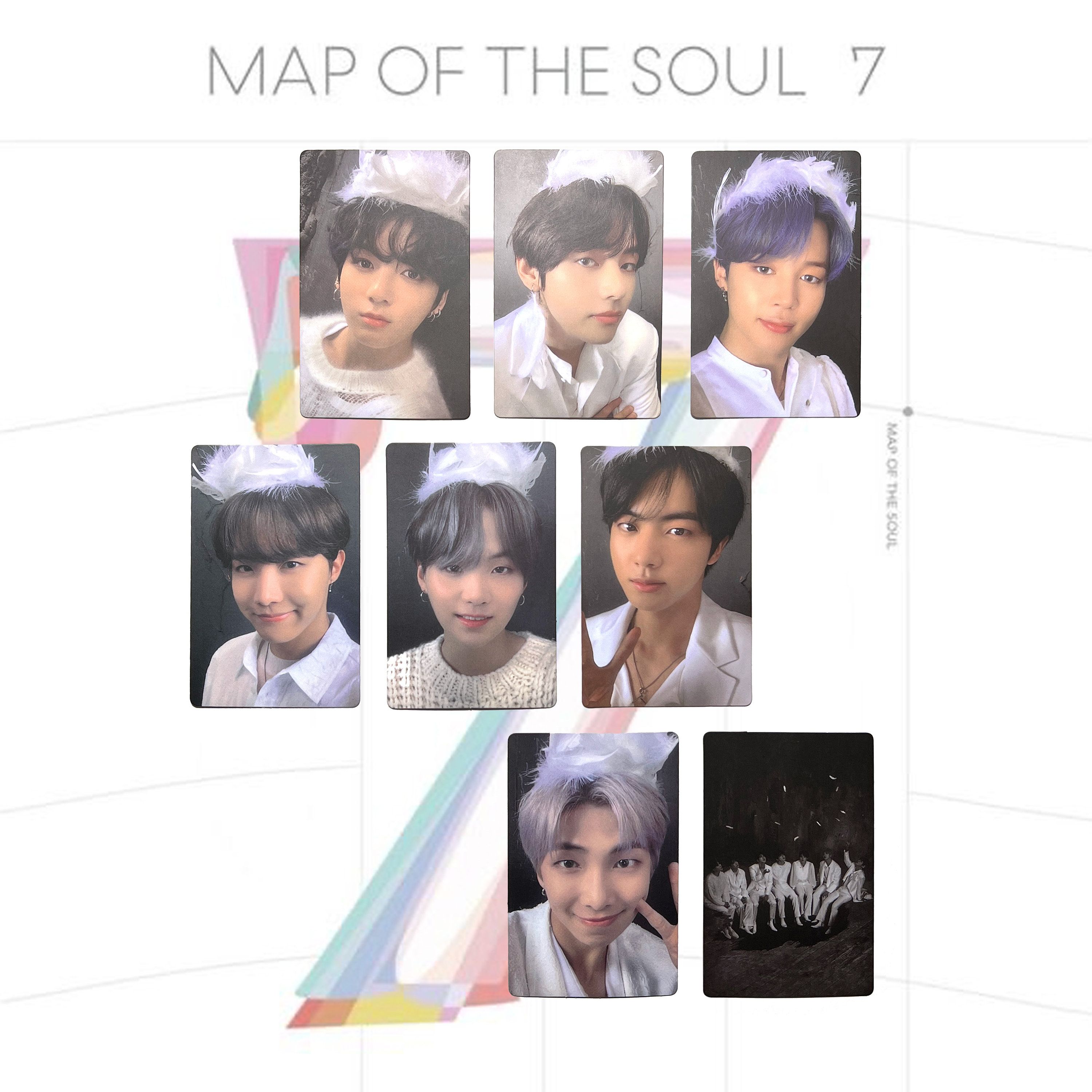 Map Of The Soul 7 Photocard Template
