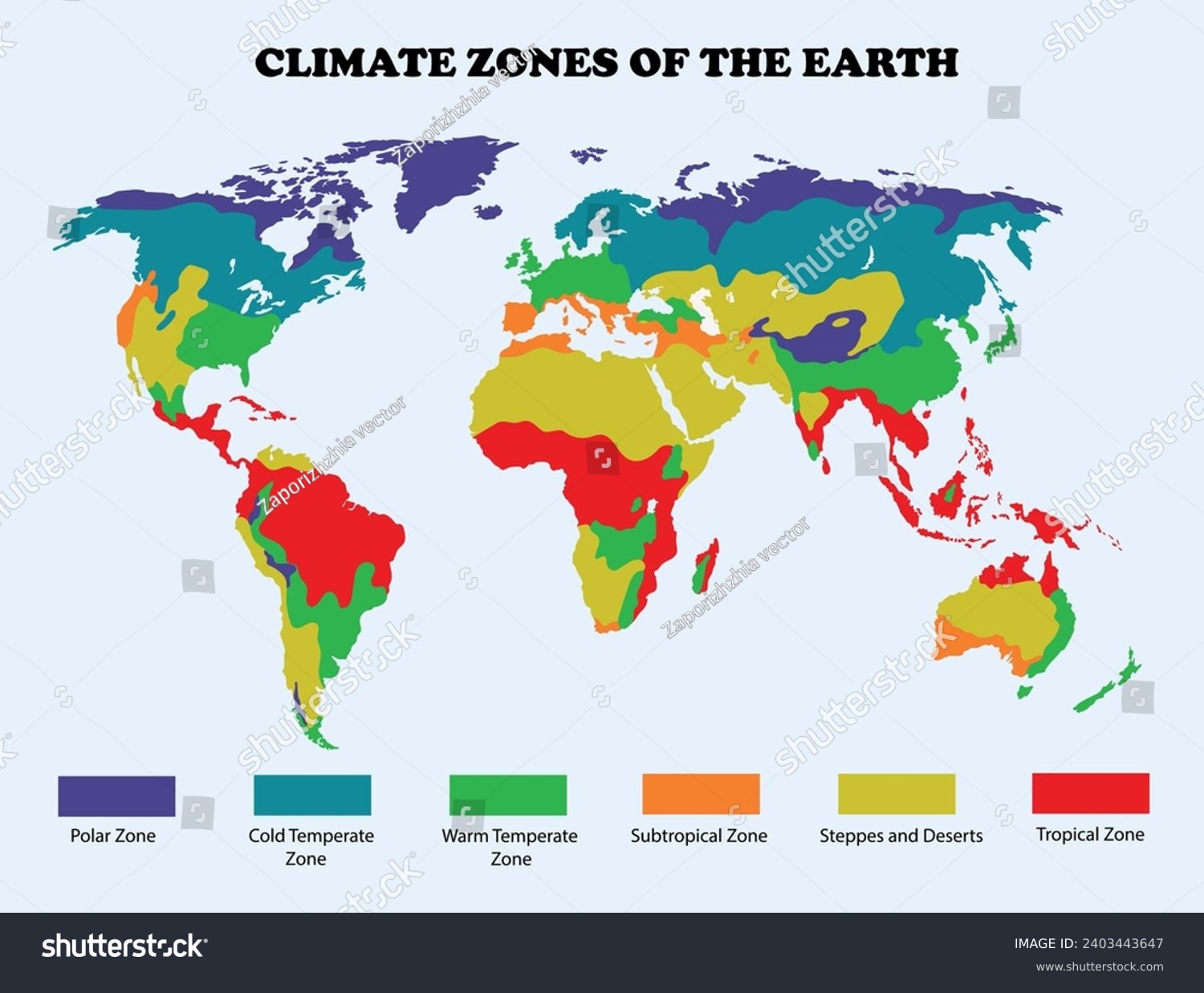 Map Of The World Climate Zone