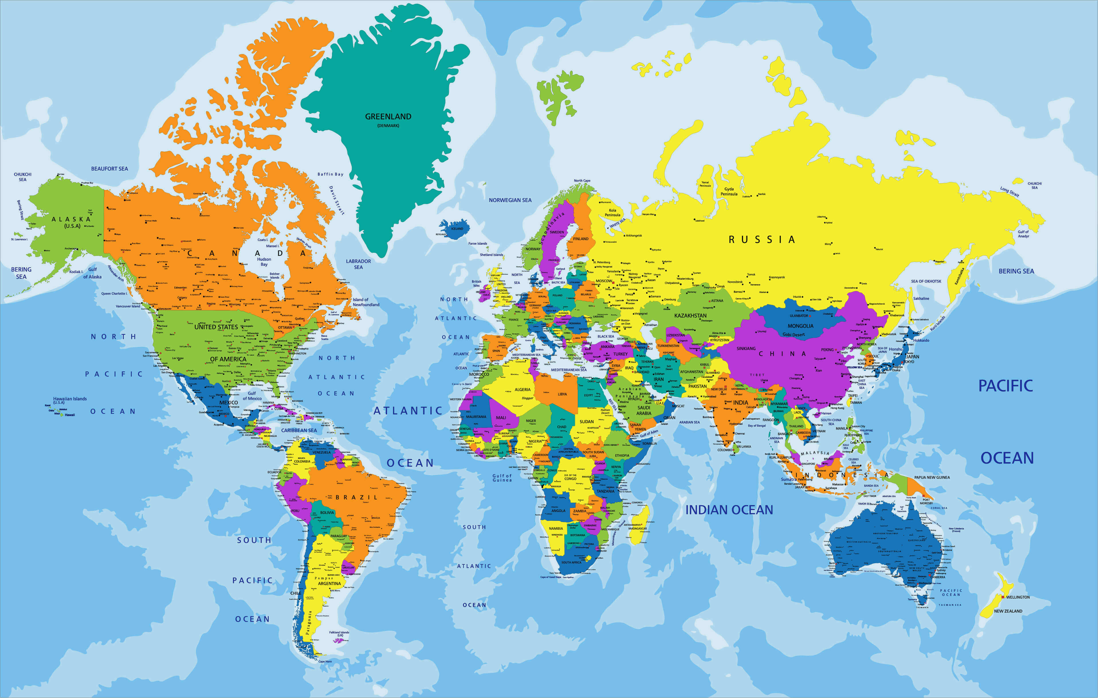 Map Of The World Hd Image