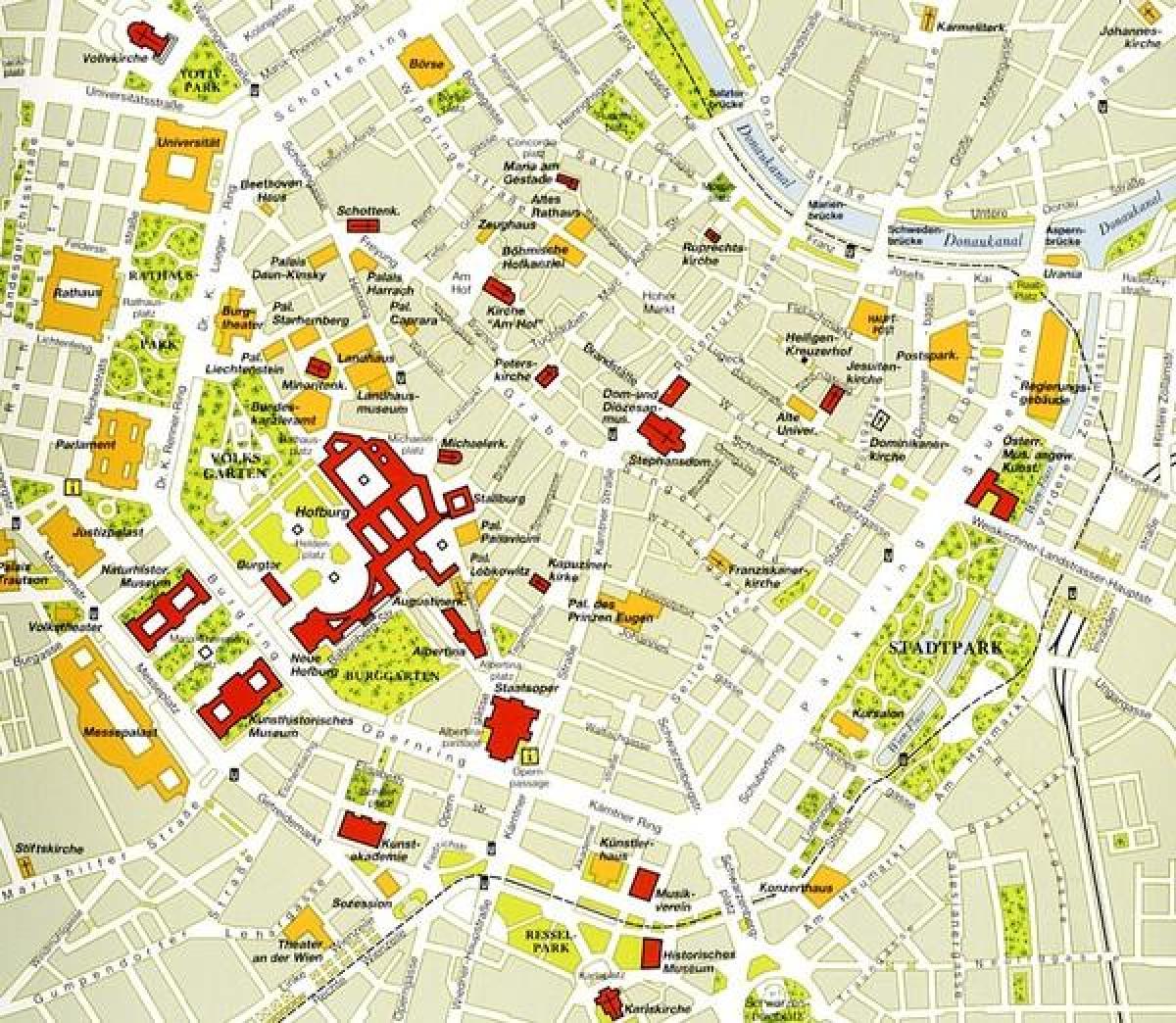 Map Of Vienna City Centre