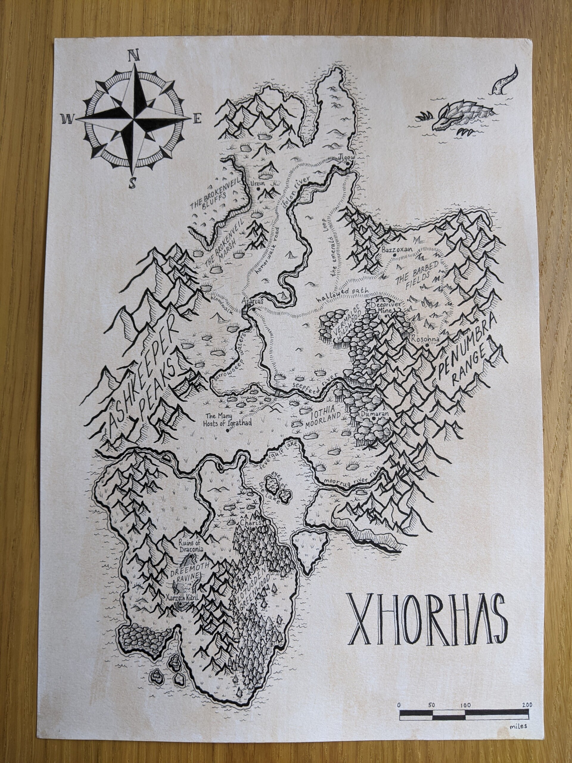 Map Of Xhorhas
