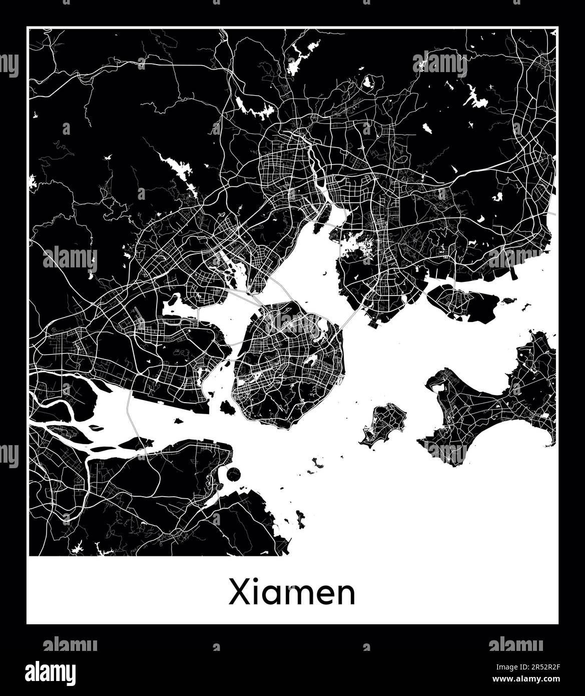 Map Of Xiamen China