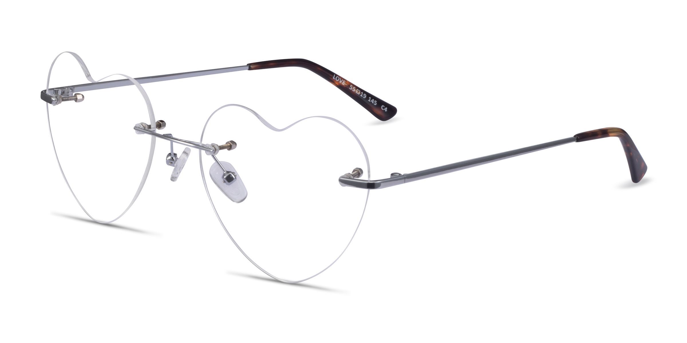 Measurement Of Glasses Heart 1219