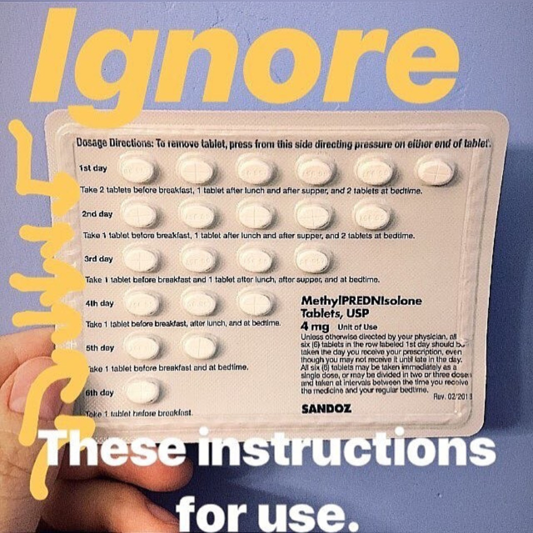 Medrol Dose Pack Dosing Instructions