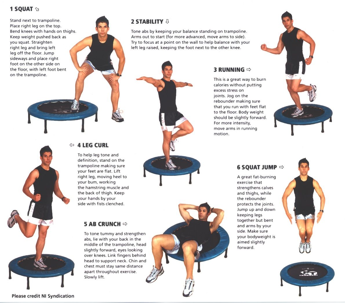 Mini Trampoline Workout
