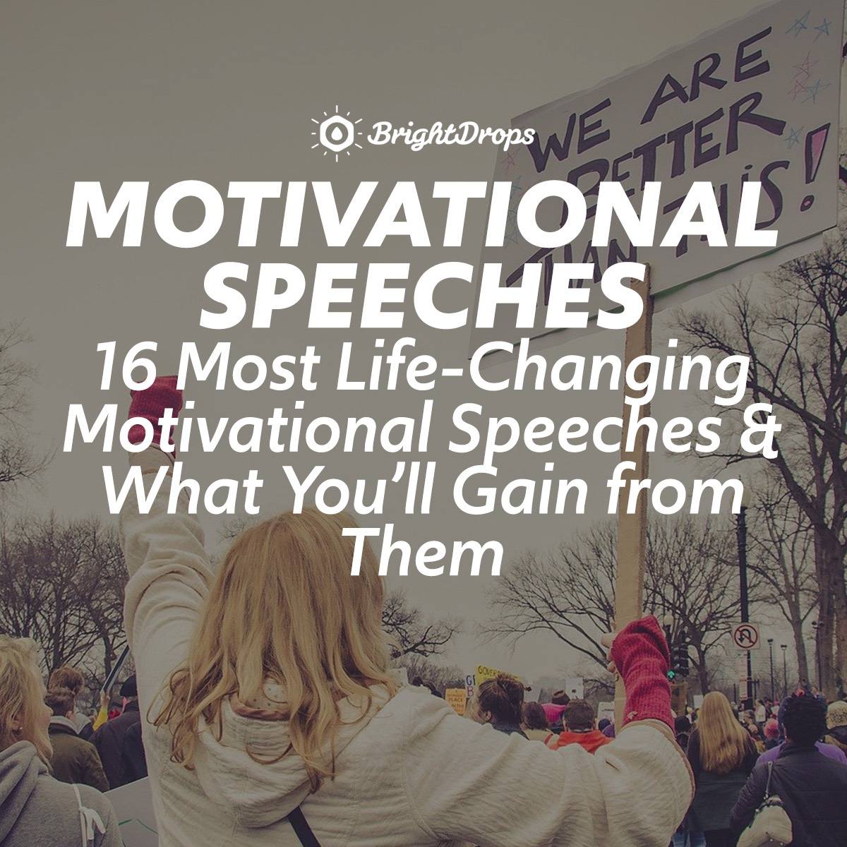 Motivation For Speech