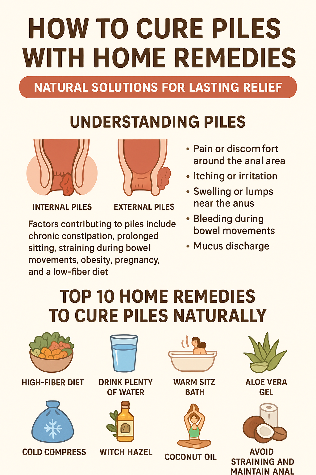 Natural Remedies To Cure Piles
