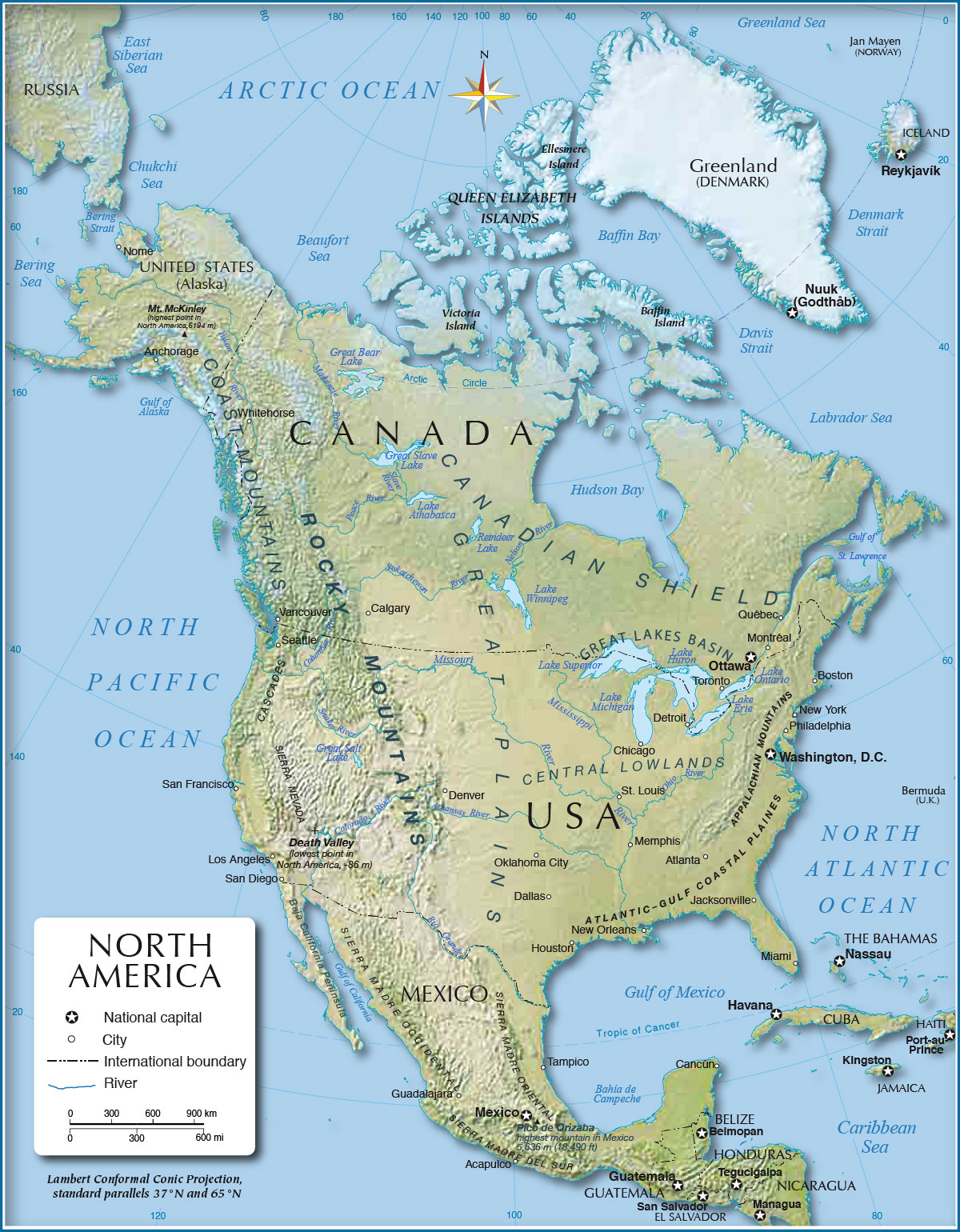 North American Landscape Maps