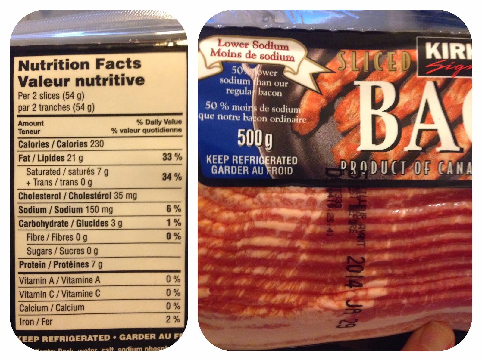 Nutritional Value Of Bacon