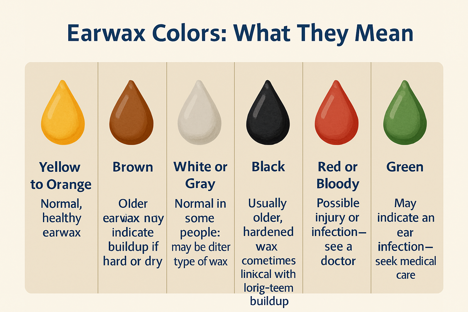 Orange Ear Wax - Face Surgery
