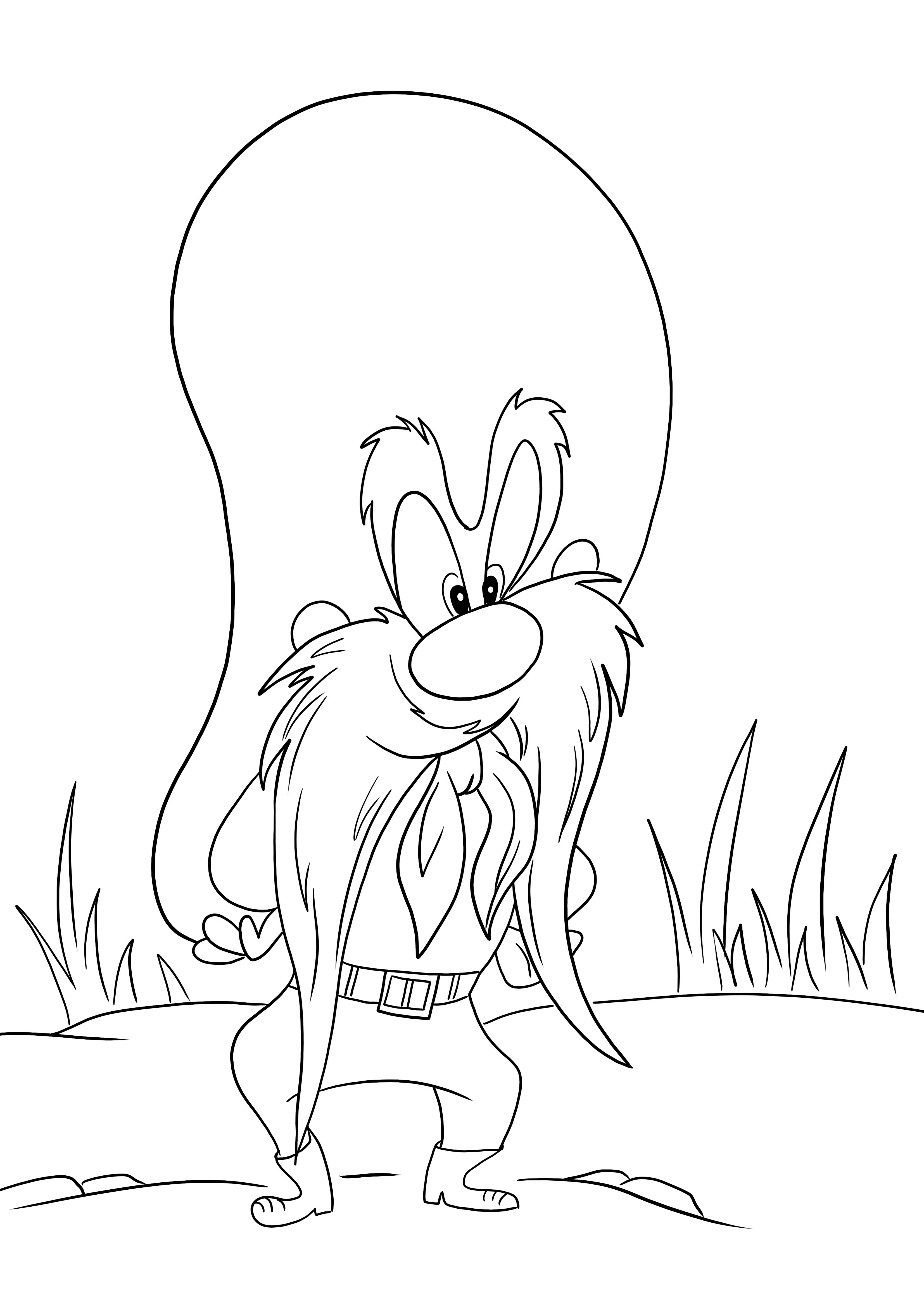 Outline Of Yosemite Sam