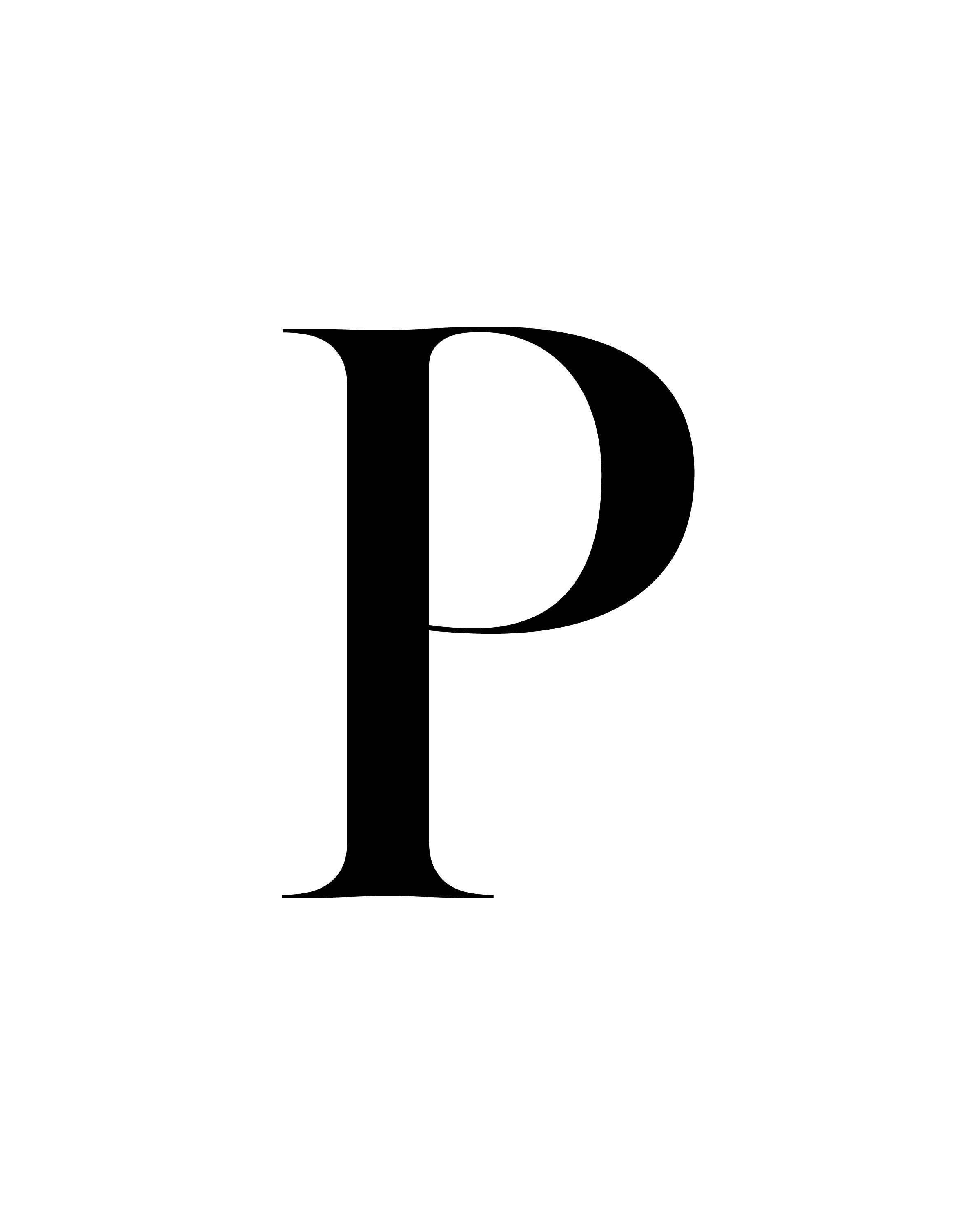 P Font