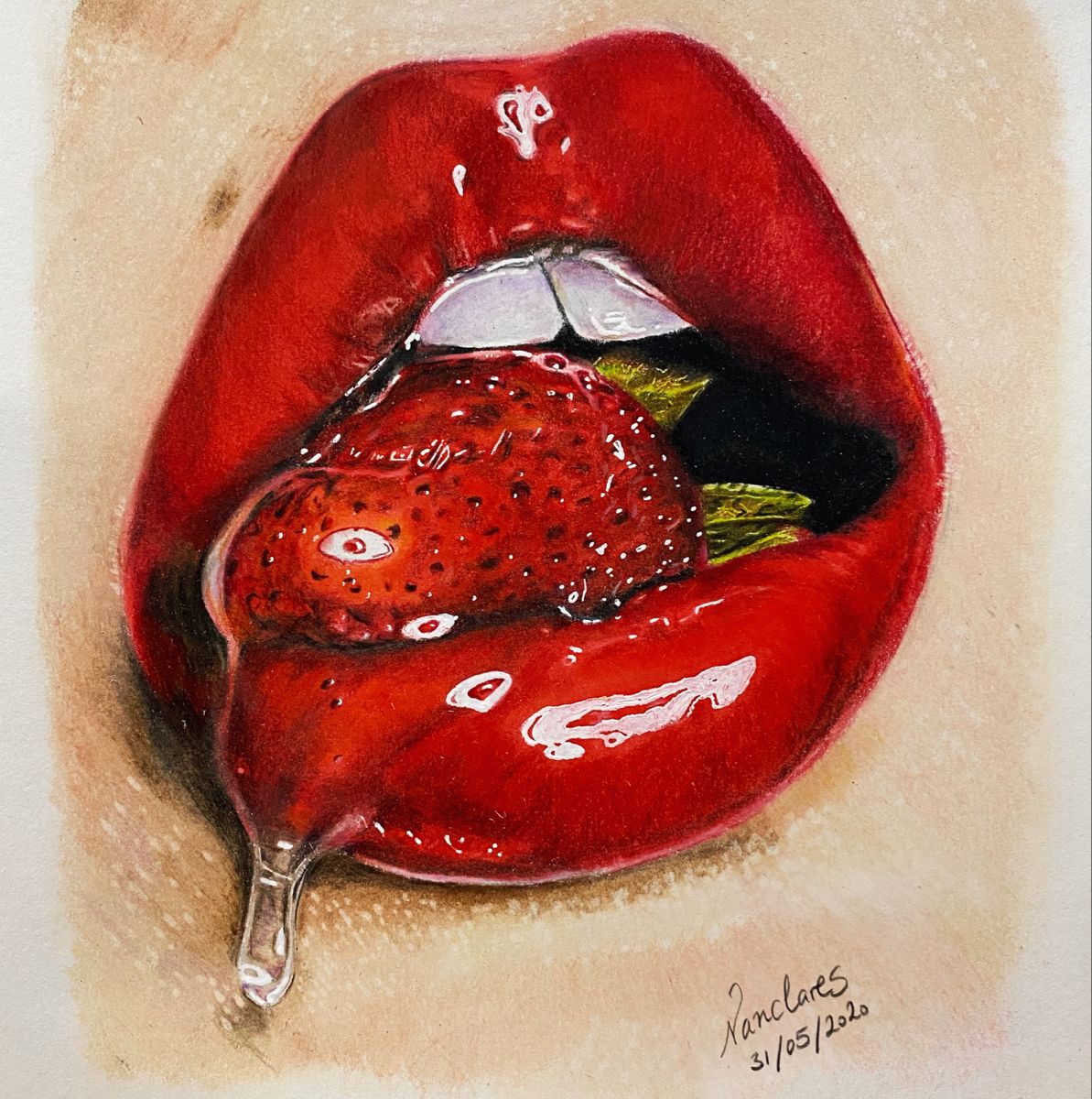 Painting Of Lips