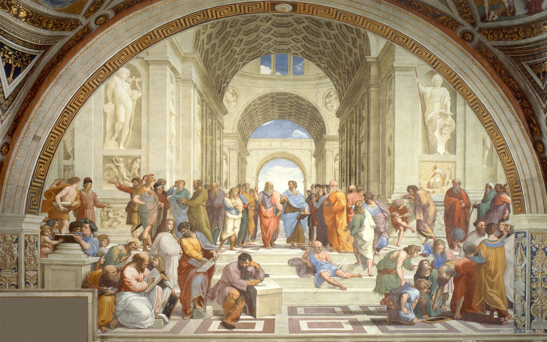 Painting Of Philosophers