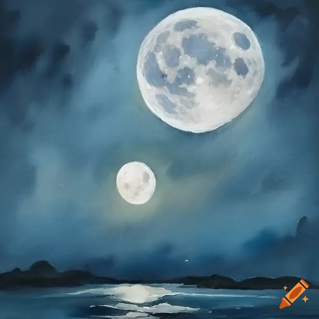 Painting Of The Moon