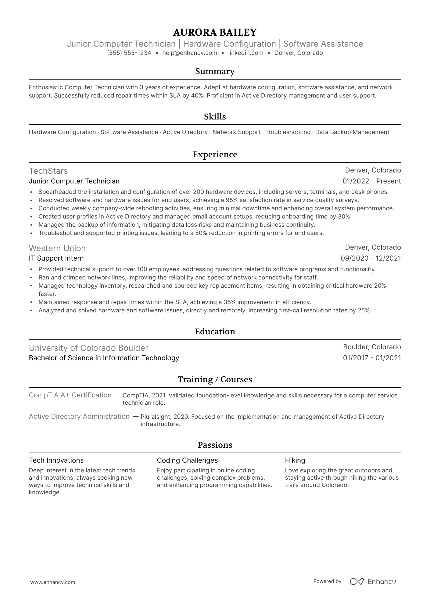Pc Skills Resume
