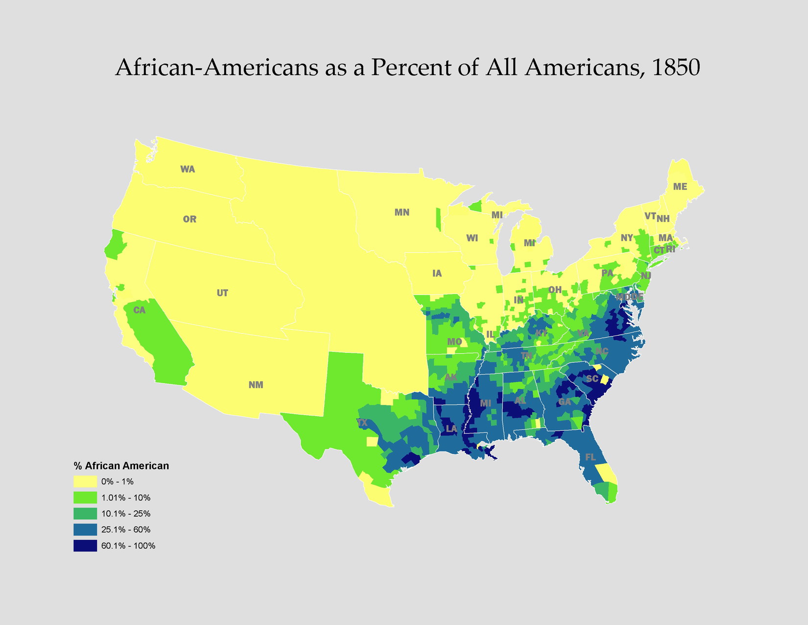 Percentage Of African Americans In Us