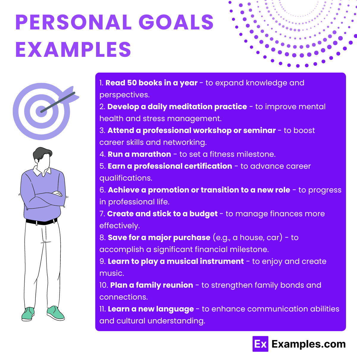 Personal Goals Examples