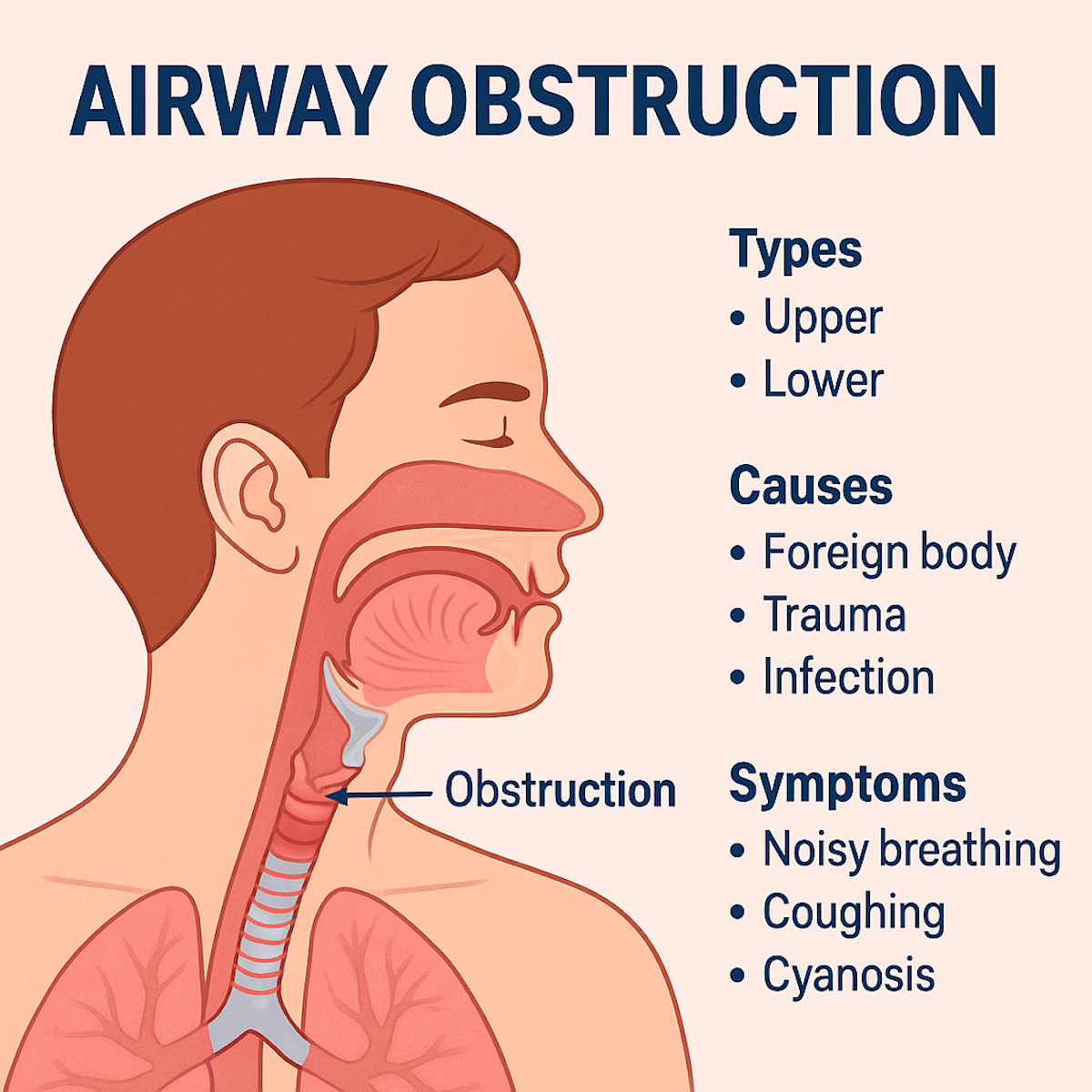 Poor Airway Progression