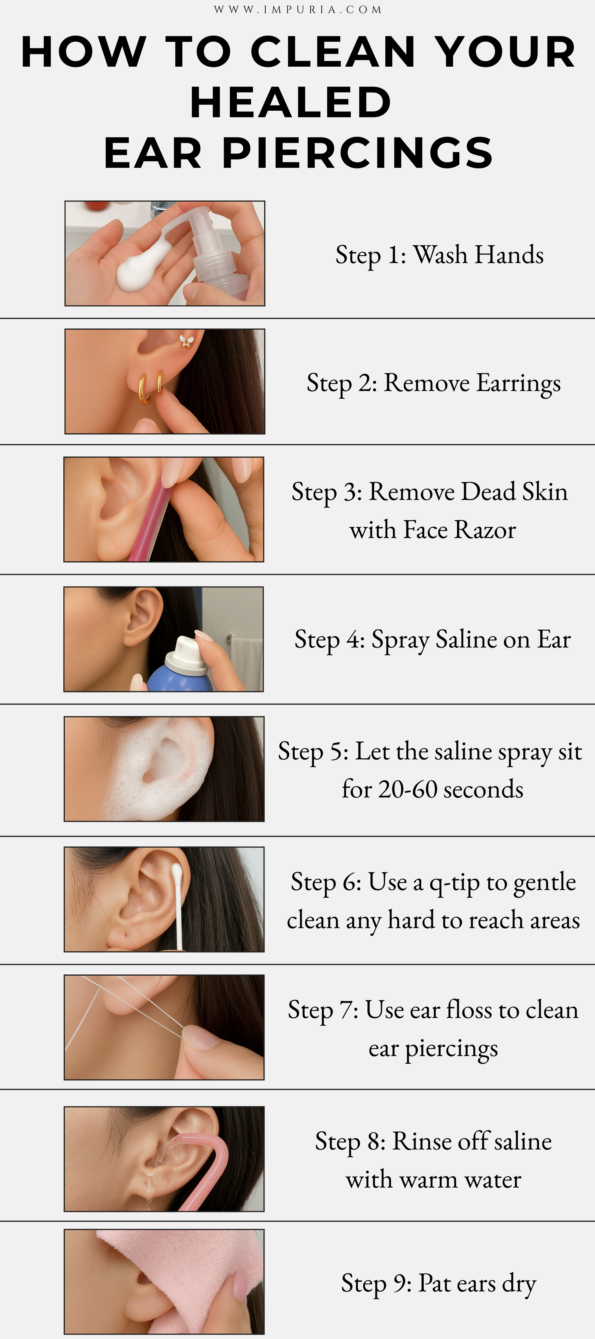 Post Ear Piercing Care