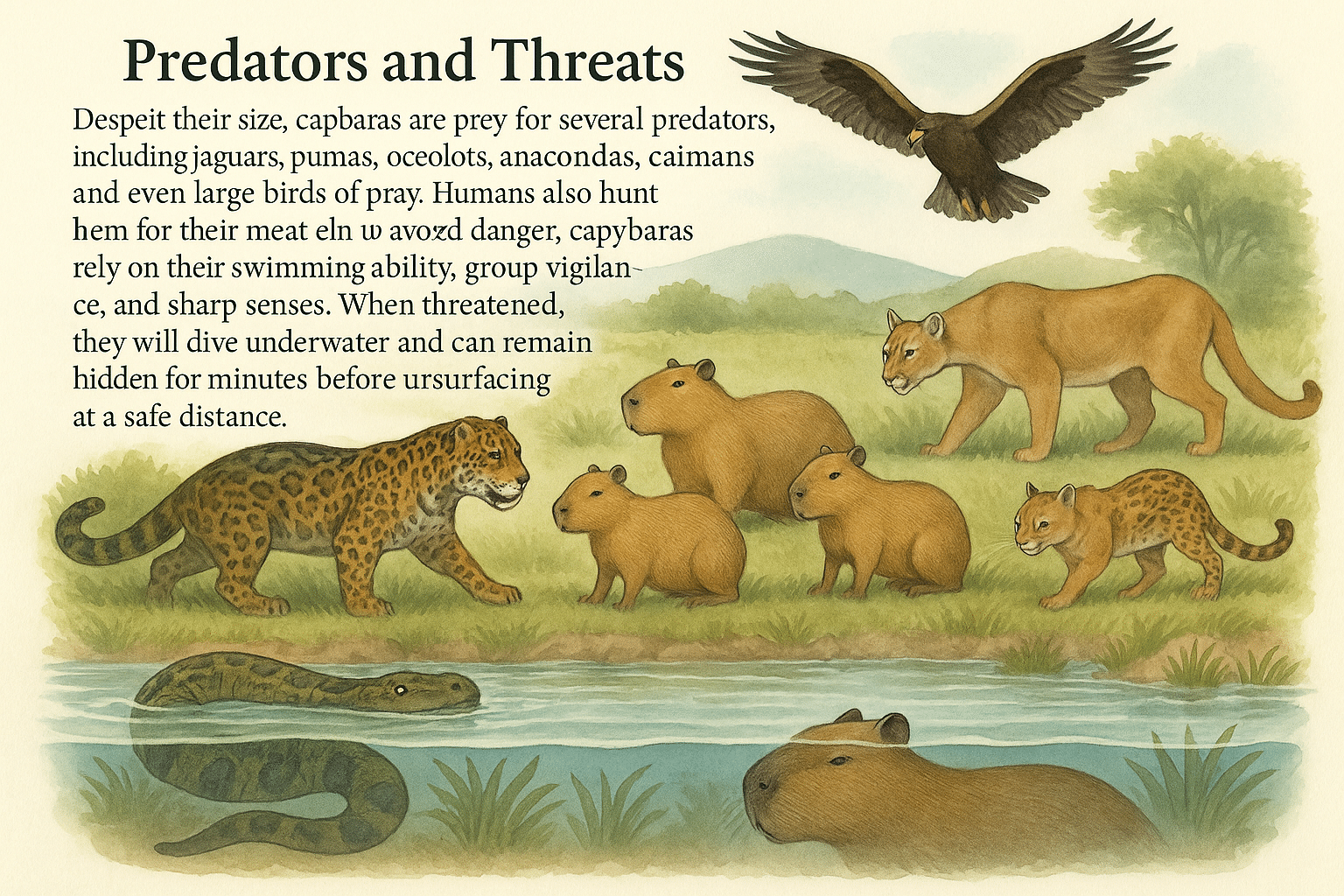 Predators Of Capybaras