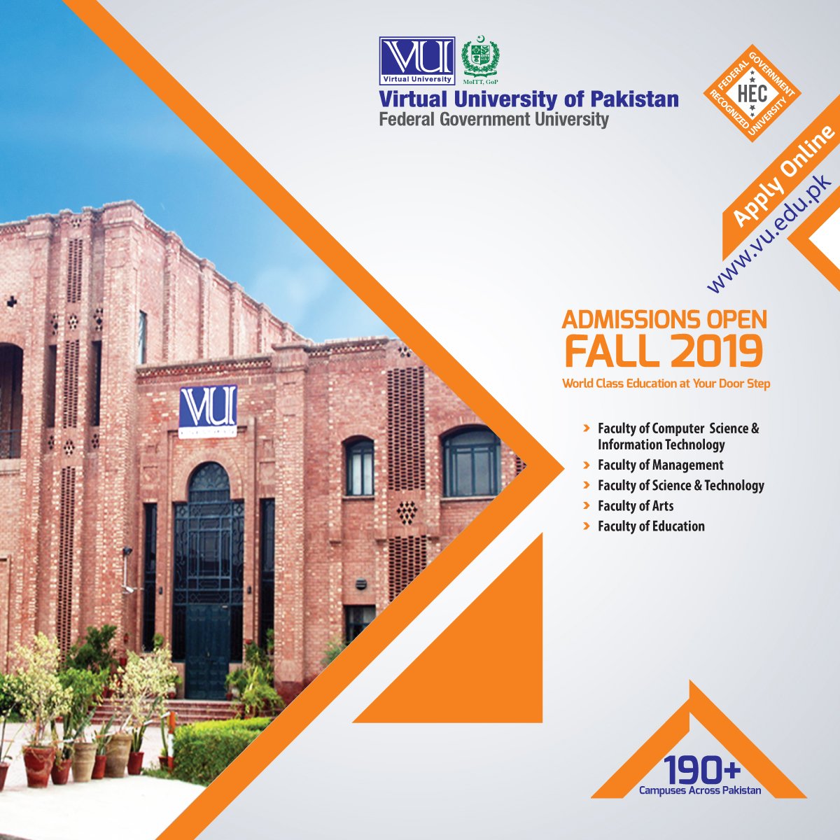 Ranking Of Virtual University In Pakistan