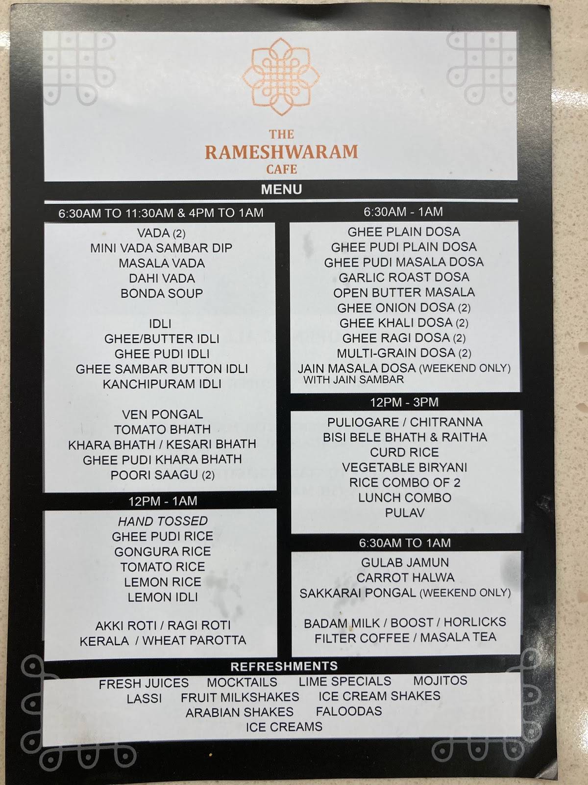 Revenue Of Rameshwaram Cafe