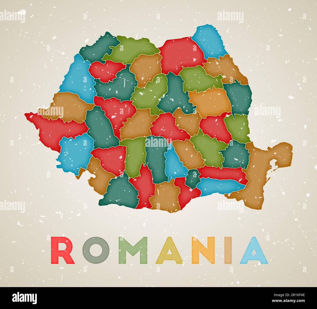 Romania Map Country