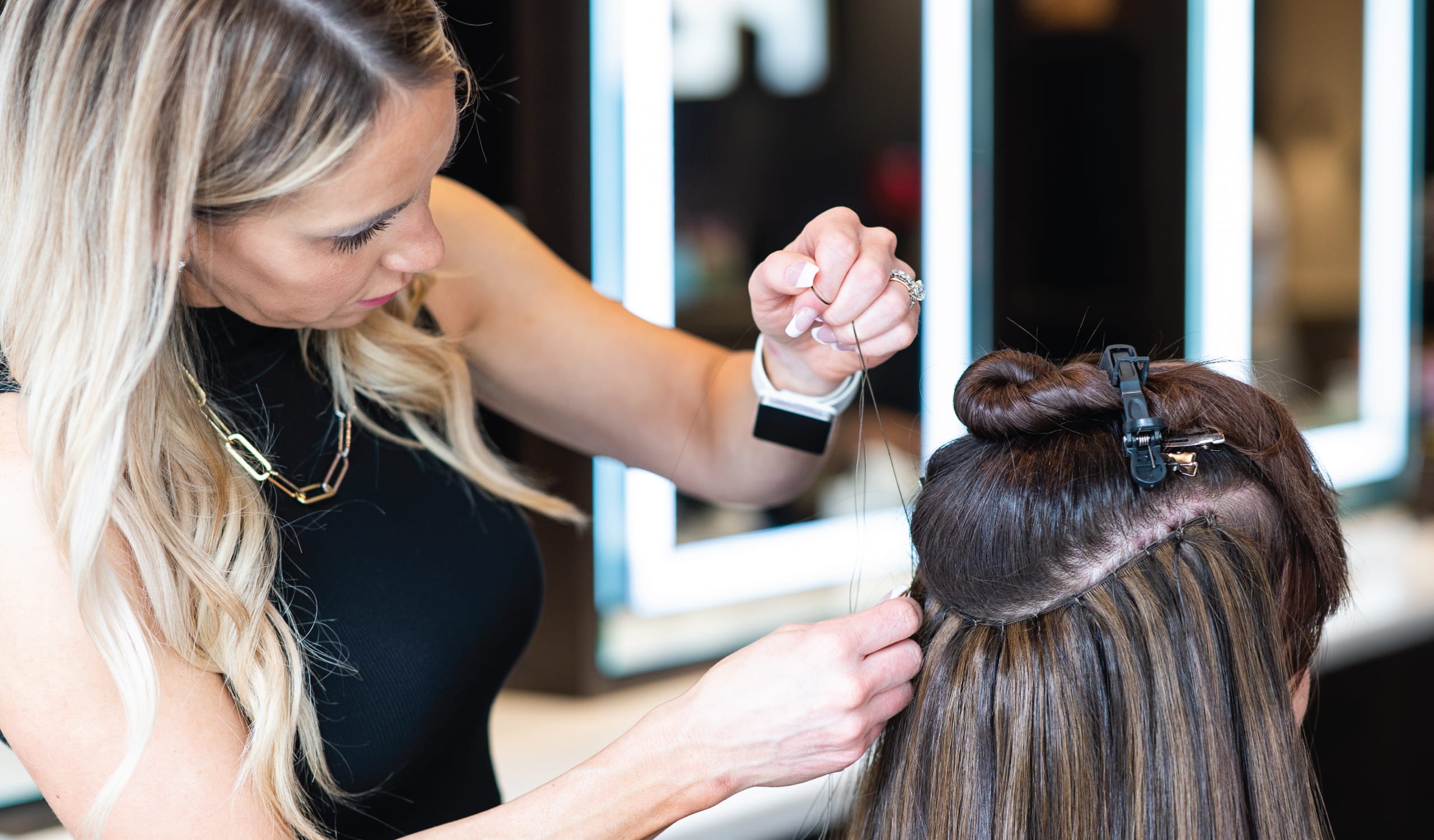 Salon Job Involving Hair Extensions